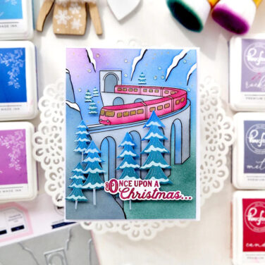 Alternative view of PINKFRESH STUDIO Holiday Express press plate