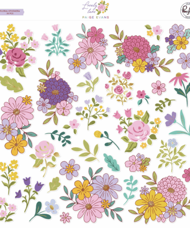 PINKFRESH STUDIO -PAIGE EVANS COLLEZIONE LOVELY LANE Floral Ephemera
