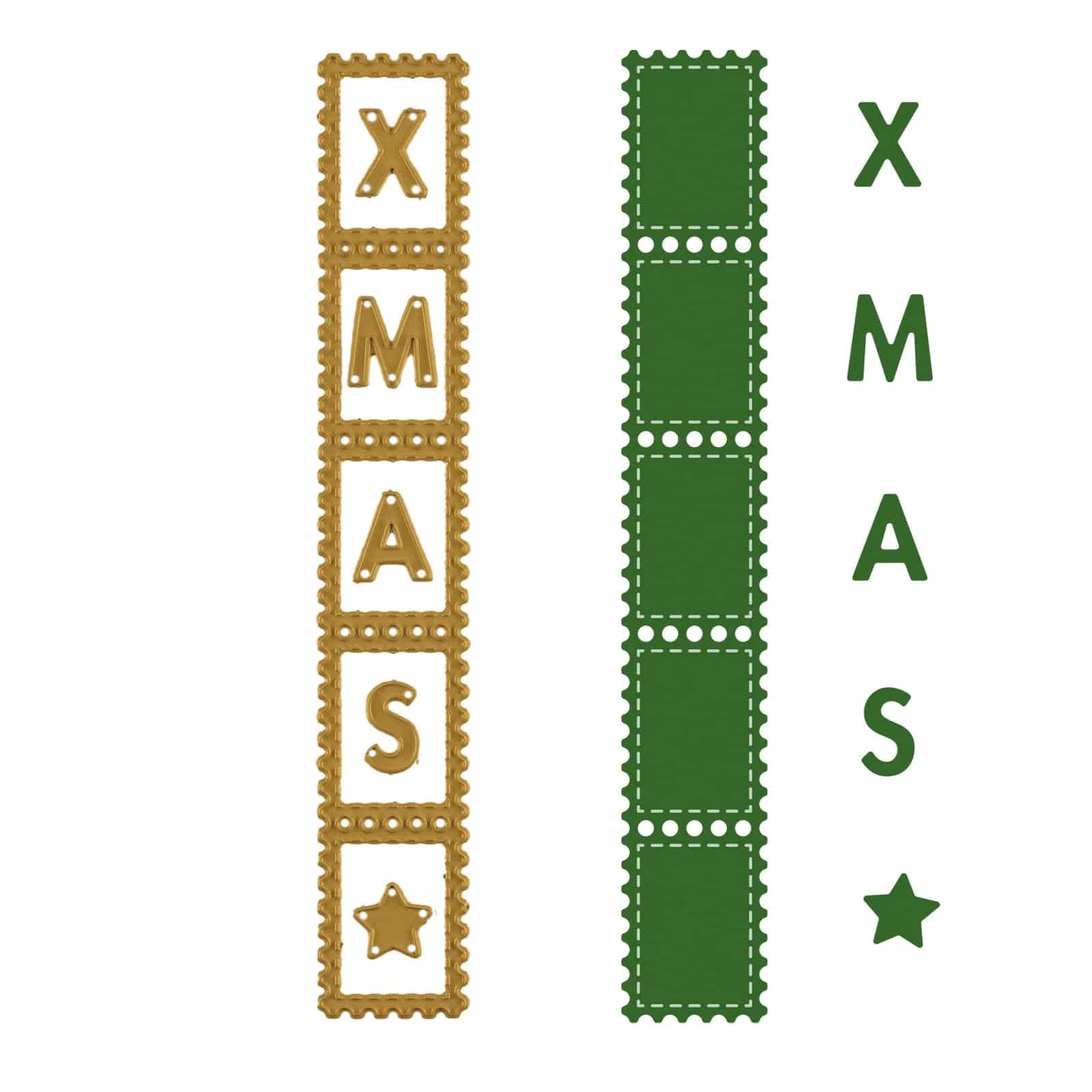 Vaessen Creative • Cutting Dies Stamp Strip 6pcs - immagine 2