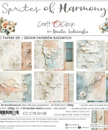 Alternative view of Craft O'Clock Sprites of Harmony 8x8 Inch Basic Papers Set