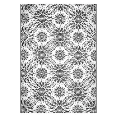 Sizzix 3D Texture Fades by Tim Holtz A5 Kaleidoscope Large