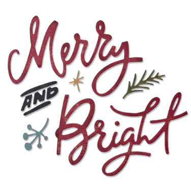 Sizzix Thinlits Die by Tim Holtz Merry & Bright  VAULT EDITION