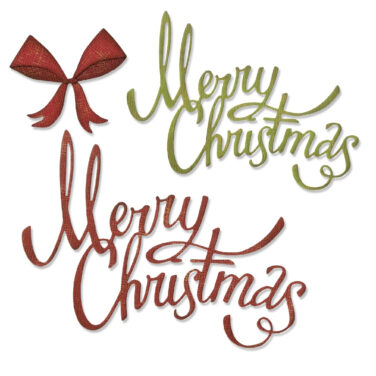 Sizzix Thinlits Die by Tim Holtz Christmas Ribbon (4pcs) VAULT EDITION