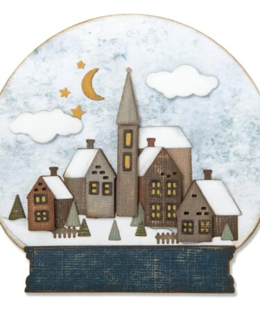 Sizzix Thinlits Die by Tim Holtz Snowglobe #2  VAULT EDITION