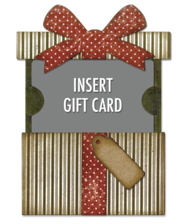 Sizzix Thinlits Die by Tim Holtz Gift Card Package (6pcs) VAULT EDITION