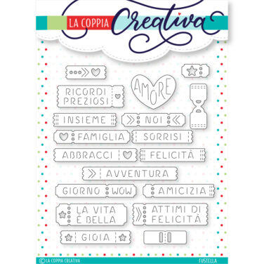 LA COPPIA CREATIVA - Mini album ticket - fustella