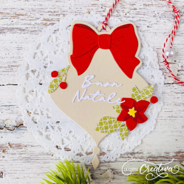 Alternative view of LA COPPIA CREATIVA - Pallina con fiocco - fustella