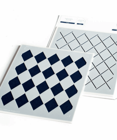 PINKFRESH STUDIO Argyle Stencil set