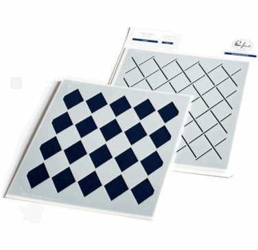 PINKFRESH STUDIO Argyle Stencil set