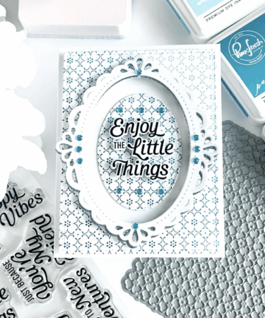 Alternative view of PINKFRESH STUDIO Dotted Petals press plate