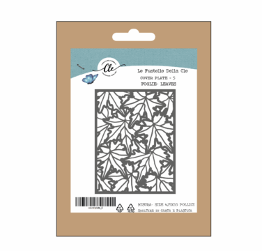 IL NEGOZIO DELLA MAMMA DI CLE- LE FUSTELLE DELLA CLE - COVER PLATE 5 FOGLIE- LEAVES