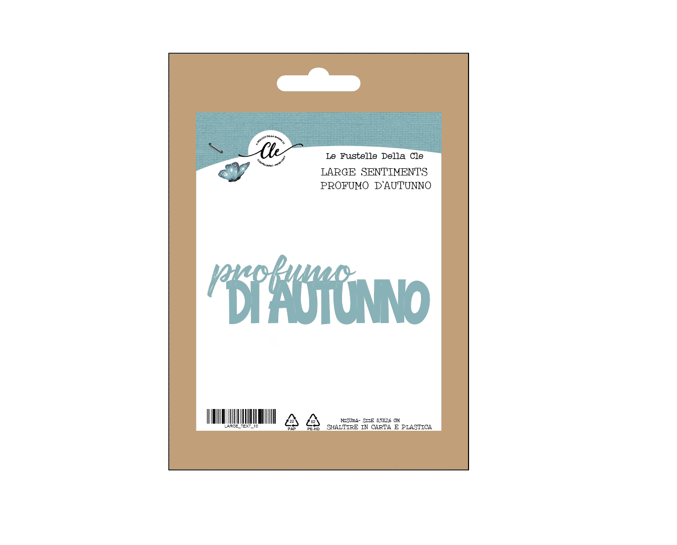 IL NEGOZIO DELLA MAMMA DI CLE- LE FUSTELLE DELLA CLE - LARGE TEXT - PROFUMO D'AUTUNNO