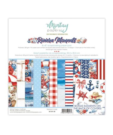 MINTAY PAPERS. Riviera Moments, 20x20 cm (8"x8")