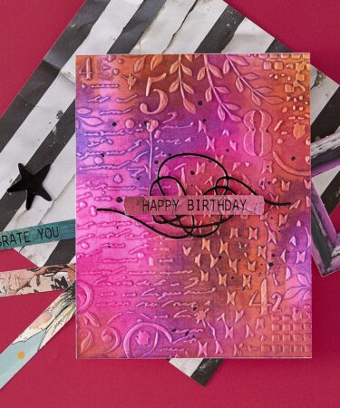 Alternative view of SPELLBINDERS - Collezione Beautifully Imperfect - Distress Mix 3D Embossing Folder