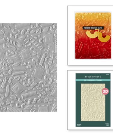SPELLBINDERS Al Dente 3D Embossing Folder from the Buon Appetito Collection