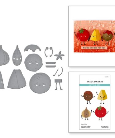 SPELLBINDERS Ingredients Buddies Etched Dies from the Buon Appetito Collection