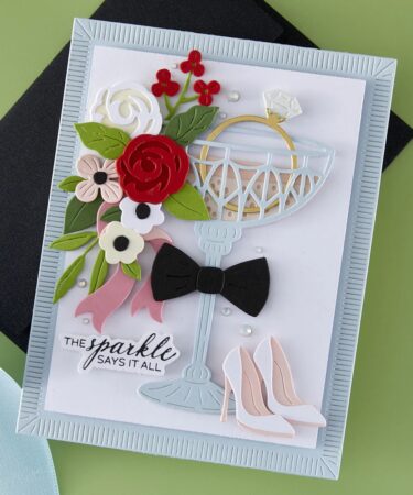 Alternative view of SPELLBINDERS A Special Toast Etched Dies from the Happier Hour Collection