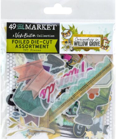 49 AND MARKET -Curiosities in Willow Grove Foiled Die-Cut Assortment
