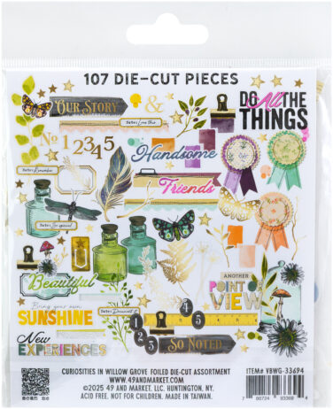 Alternative view of 49 AND MARKET -Curiosities in Willow Grove Foiled Die-Cut Assortment