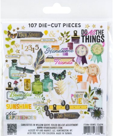 Alternative view of 49 AND MARKET -Curiosities in Willow Grove Foiled Die-Cut Assortment