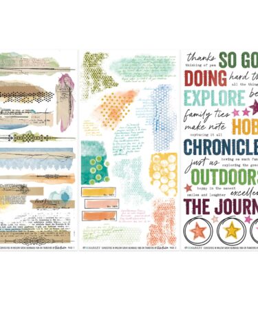 Alternative view of 49 AND MARKET -Curiosities in Willow Grove Blendable Rub-on Transfers