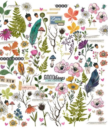 Alternative view of 49 AND MARKET -Curiosities in Willow Grove Laser Cut Foliage