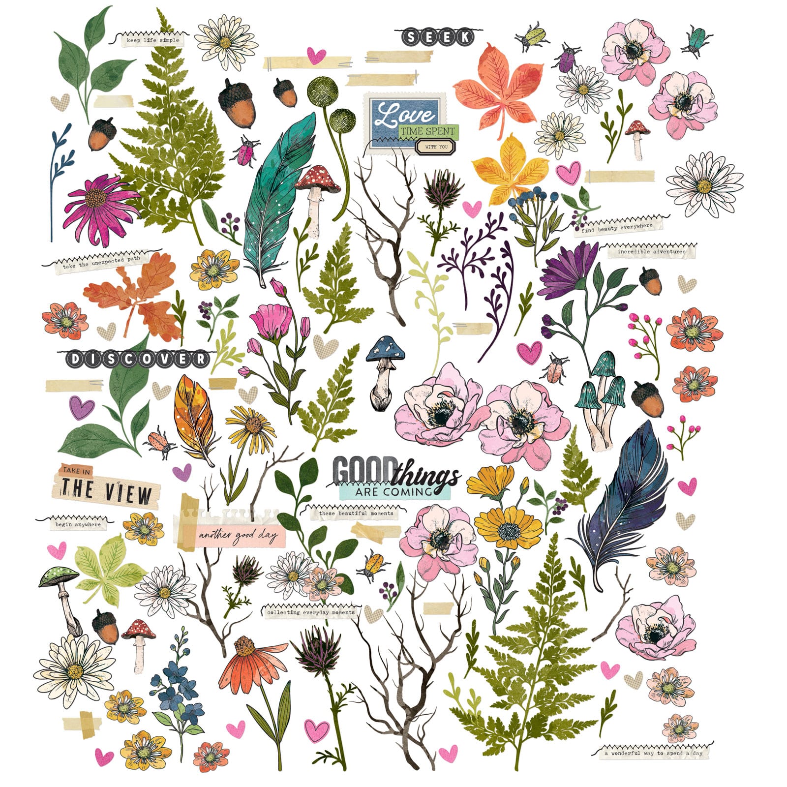 49 AND MARKET -Curiosities in Willow Grove Laser Cut Foliage - immagine 2