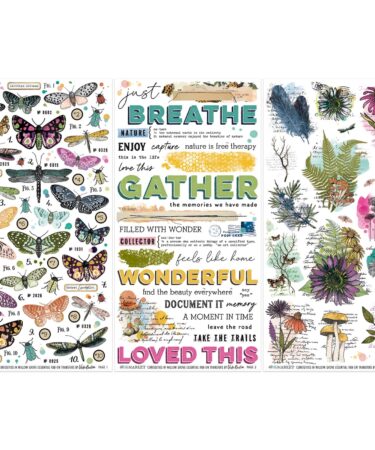 Alternative view of 49 AND MARKET -Curiosities in Willow Grove Essential Rub-on Transfers