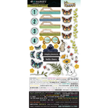 49 AND MARKET -Curiosities in Willow Grove Cardstock Stickers