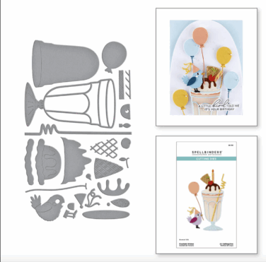 SPELLBINDERS Fountain Wishes Etched Dies from the Happier Hour Collection