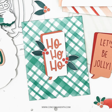 Alternative view of Concord & 9th -Jolly St. Nick Stencil Pack (4 qty; 4.75 x 6)