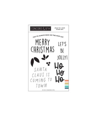 Concord & 9th -Jolly St. Nick Stamp Set (4 x 6)