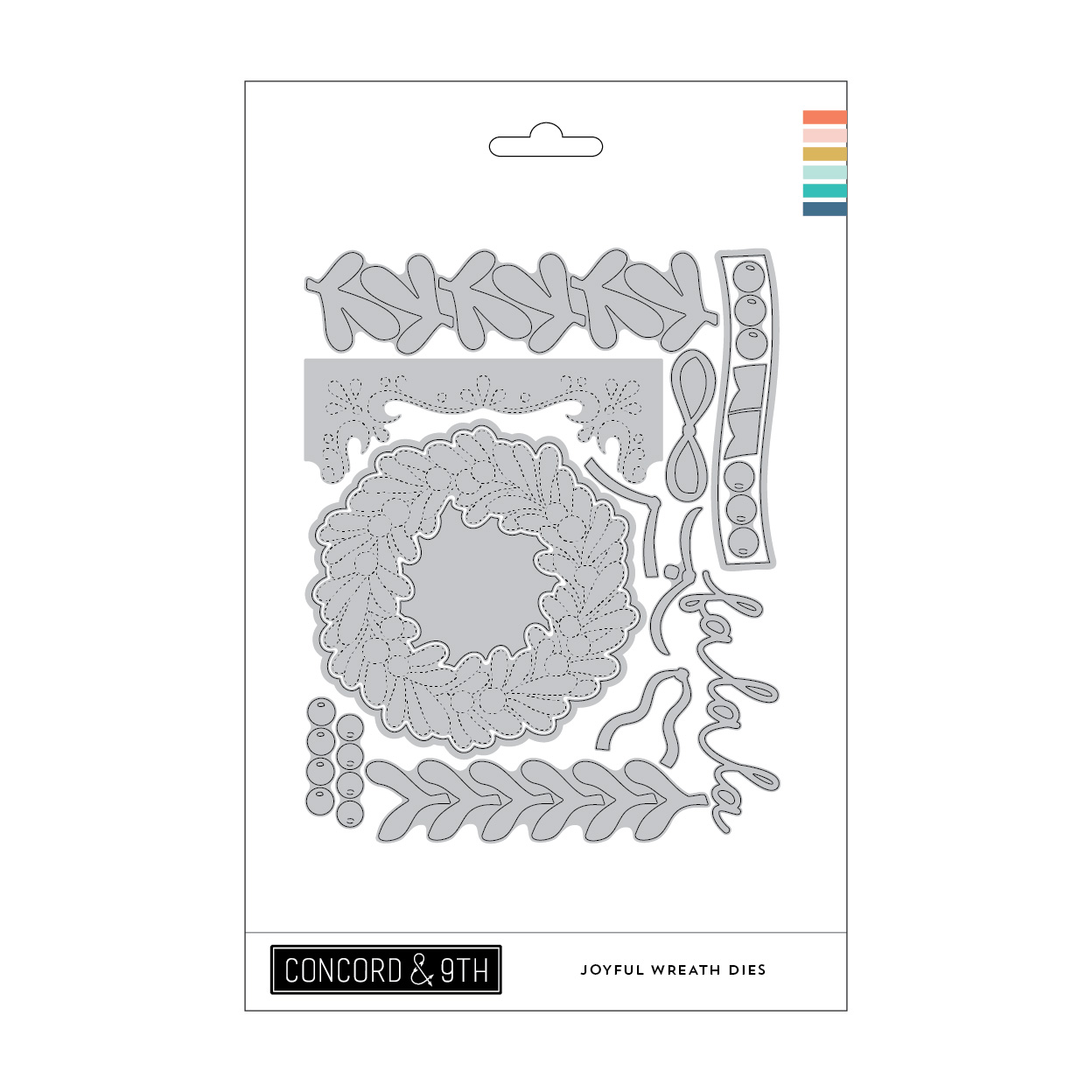 Concord & 9th -Joyful Wreath Dies