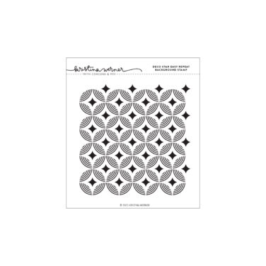 Concord & 9th -Deco Star Easy Repeat Background Stamp (6 x 6)