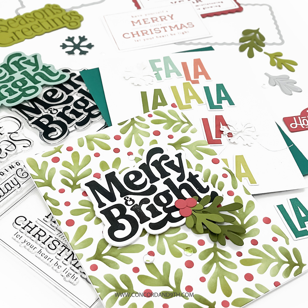 Concord & 9th -Season's Greetings Stamp Set (6 x 6) - immagine 2