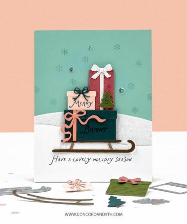 Alternative view of Concord & 9th -Sleigh Full of Cheer Stamp Set (4 x 6)