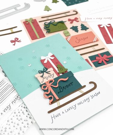 Alternative view of Concord & 9th -Sleigh Full of Cheer Dies