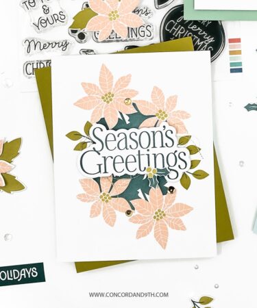 Alternative view of Concord & 9th -Winter Bouquet Dies