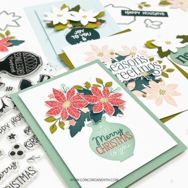 Alternative view of Concord & 9th -Winter Bouquet Stamp Set (6 x 6)