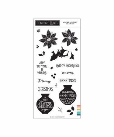 Concord & 9th -Winter Bouquet Stamp Set (6 x 6)