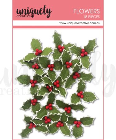 UNIQUELY CREATIVE - Christmas Holly Flowers