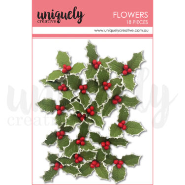 UNIQUELY CREATIVE - Christmas Holly Flowers