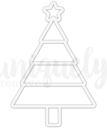 UNIQUELY CREATIVE - Christmas Tree Overlay
