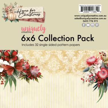 UNIQUELY CREATIVE - Home for Christmas 6 x 6 Collection Pack