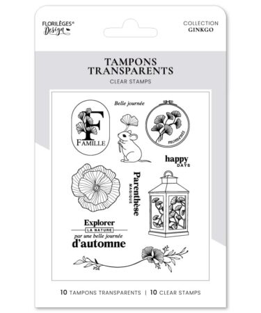 Florilèges Design - Collezione GINKGO  - Timbro in silicone - PARENTHÈSE MAGIQUE