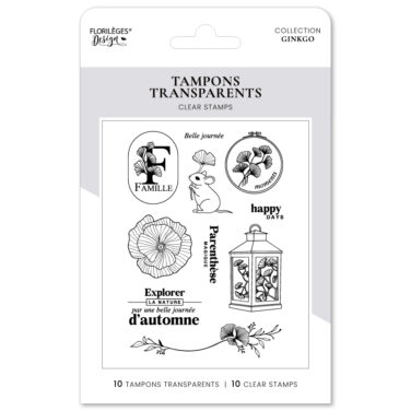 Florilèges Design - Collezione GINKGO  - Timbro in silicone - PARENTHÈSE MAGIQUE