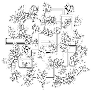 Florilèges Design - Collezione HARMONIE -  Die cuts calque