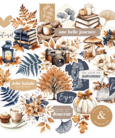 Florilèges Design - Collezione GINKGO  -  Die-cuts imprimés