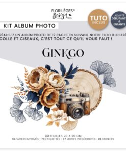 Florilèges Design - Collezione GINKGO -  Kit créatif album