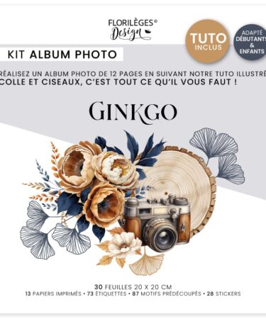Florilèges Design - Collezione GINKGO -  Kit créatif album